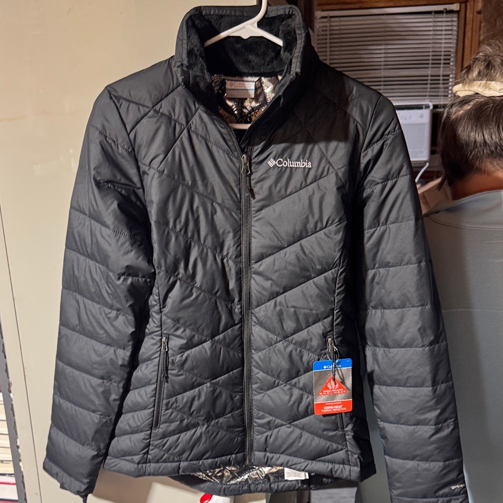 NWT Columbia Women's Heavenly Ski Insulated Jacket Omni Heat size ex black